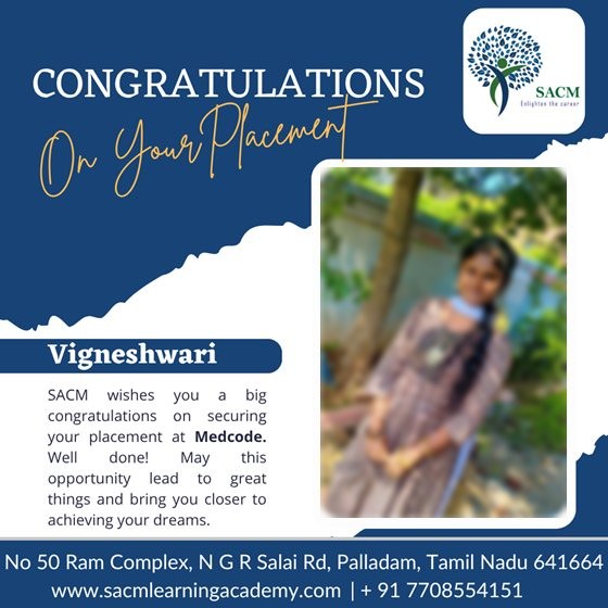 Vigneshwari — placed at Medcode