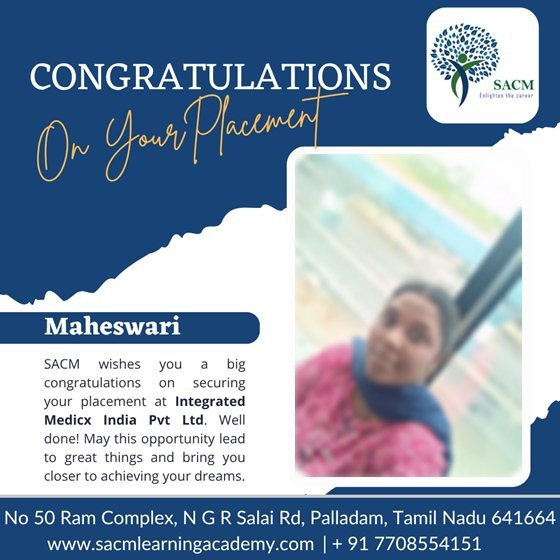 Maheswari — placed at Integrated Medicx